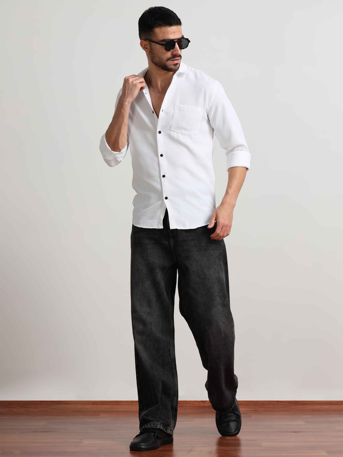 Moon Mist Men's Popcorn Shirt