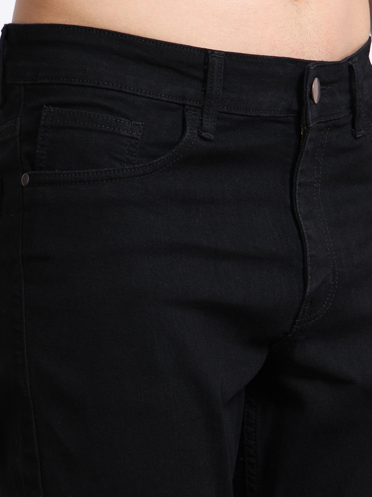 Men’s Classic Straight Fit Black Jeans by Black Thread