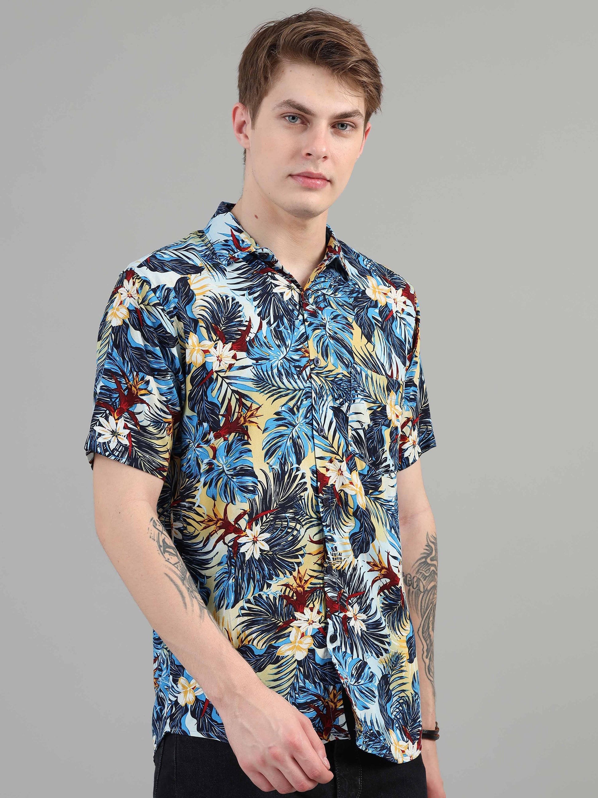 Tropical Printed Shirt for men