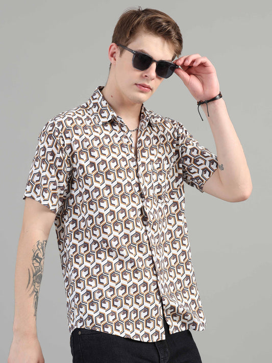 Hexa Printed Shirt for men