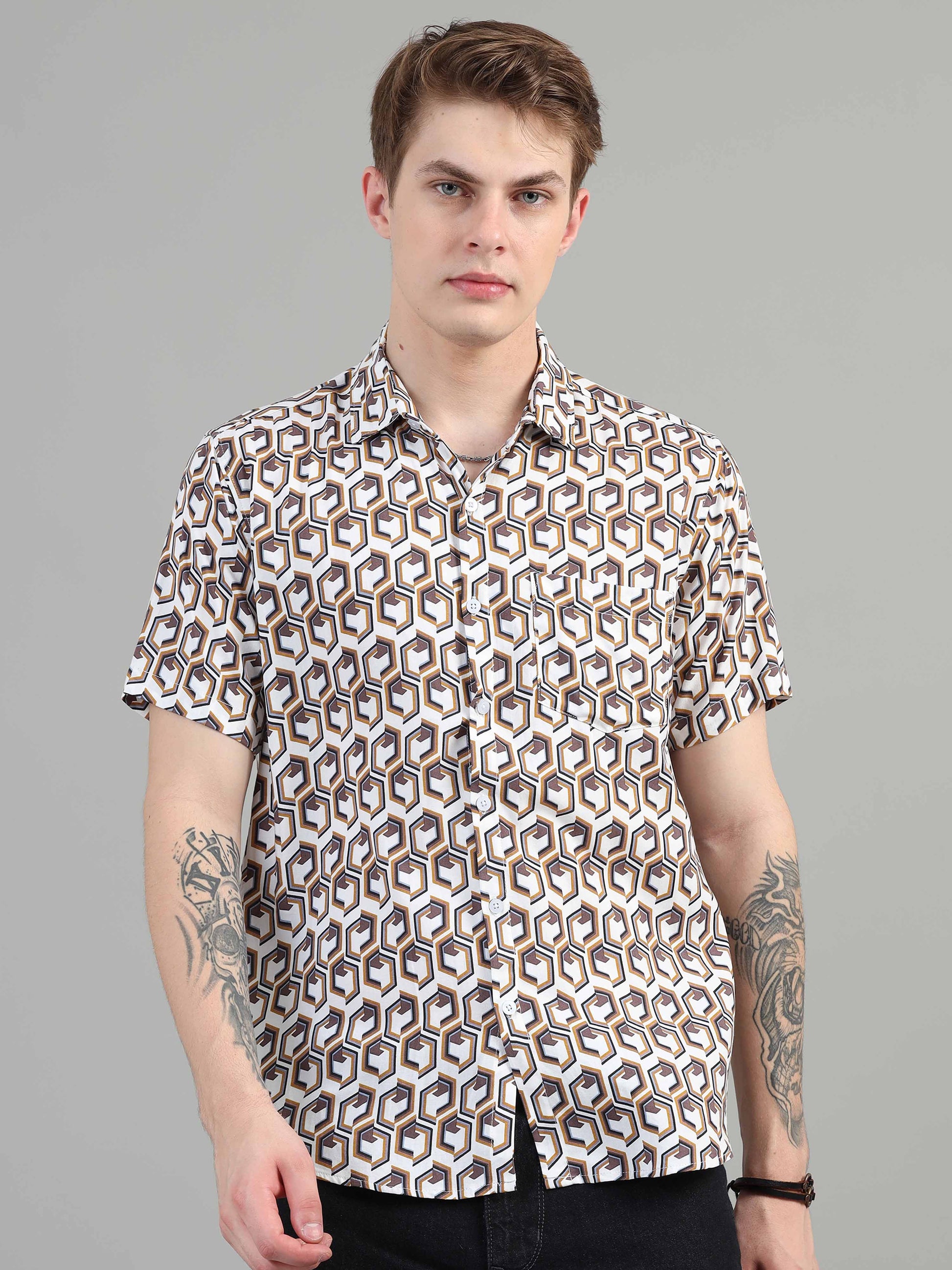 Hexa Printed Shirt for men