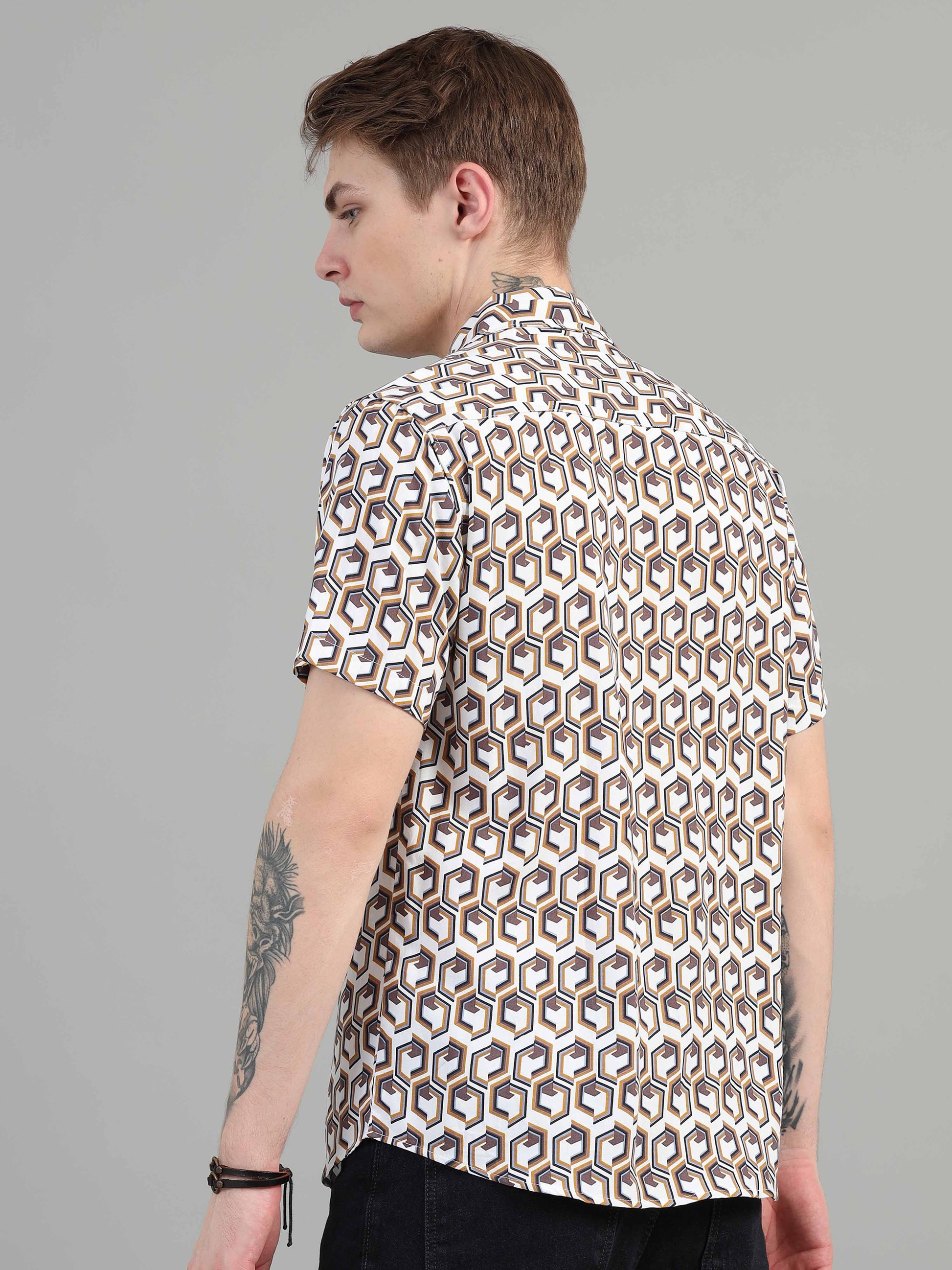 Hexa Printed Shirt for men