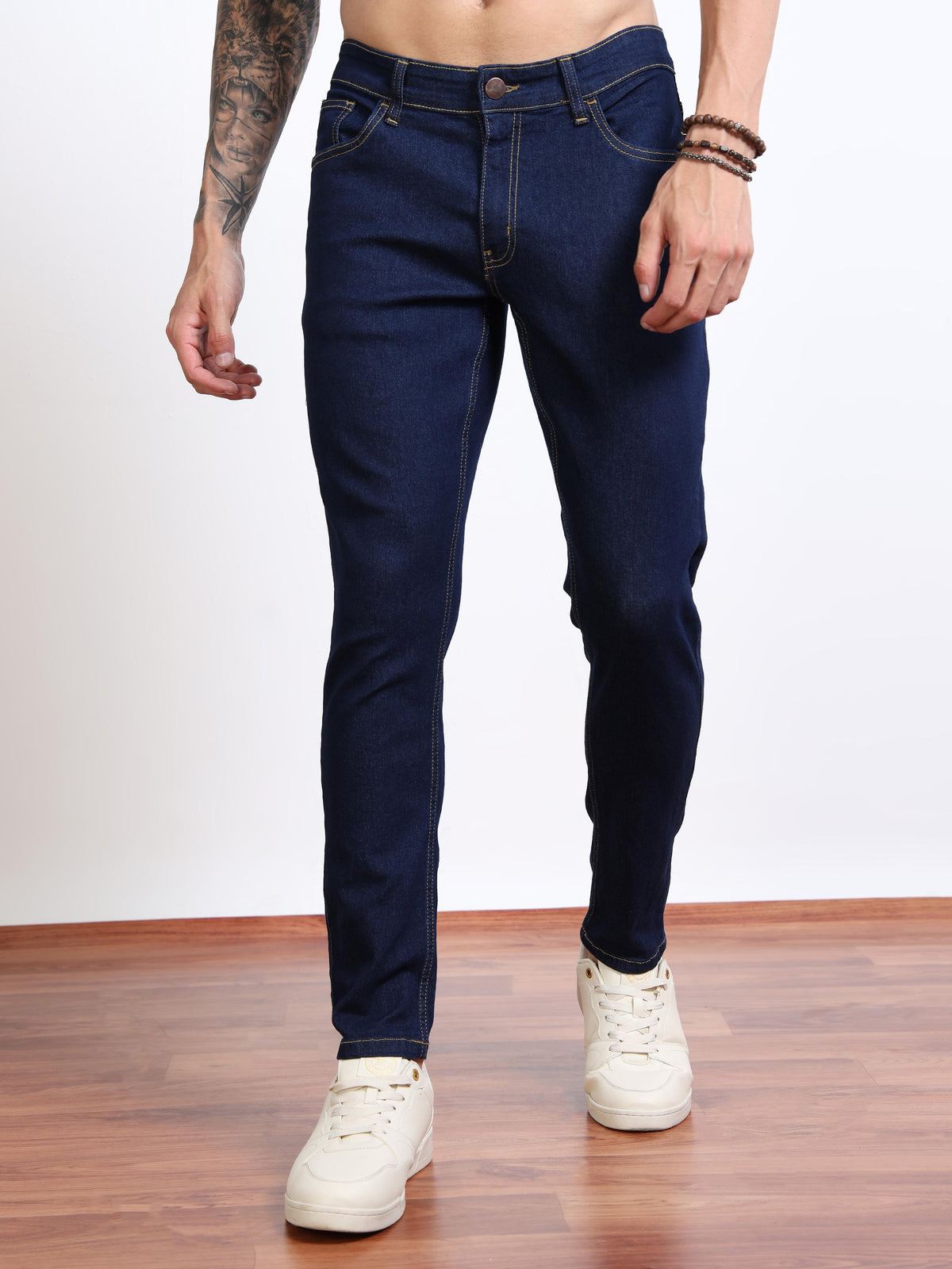 Men’s Indigo BlueSlim Fit Jeans by Black Thread