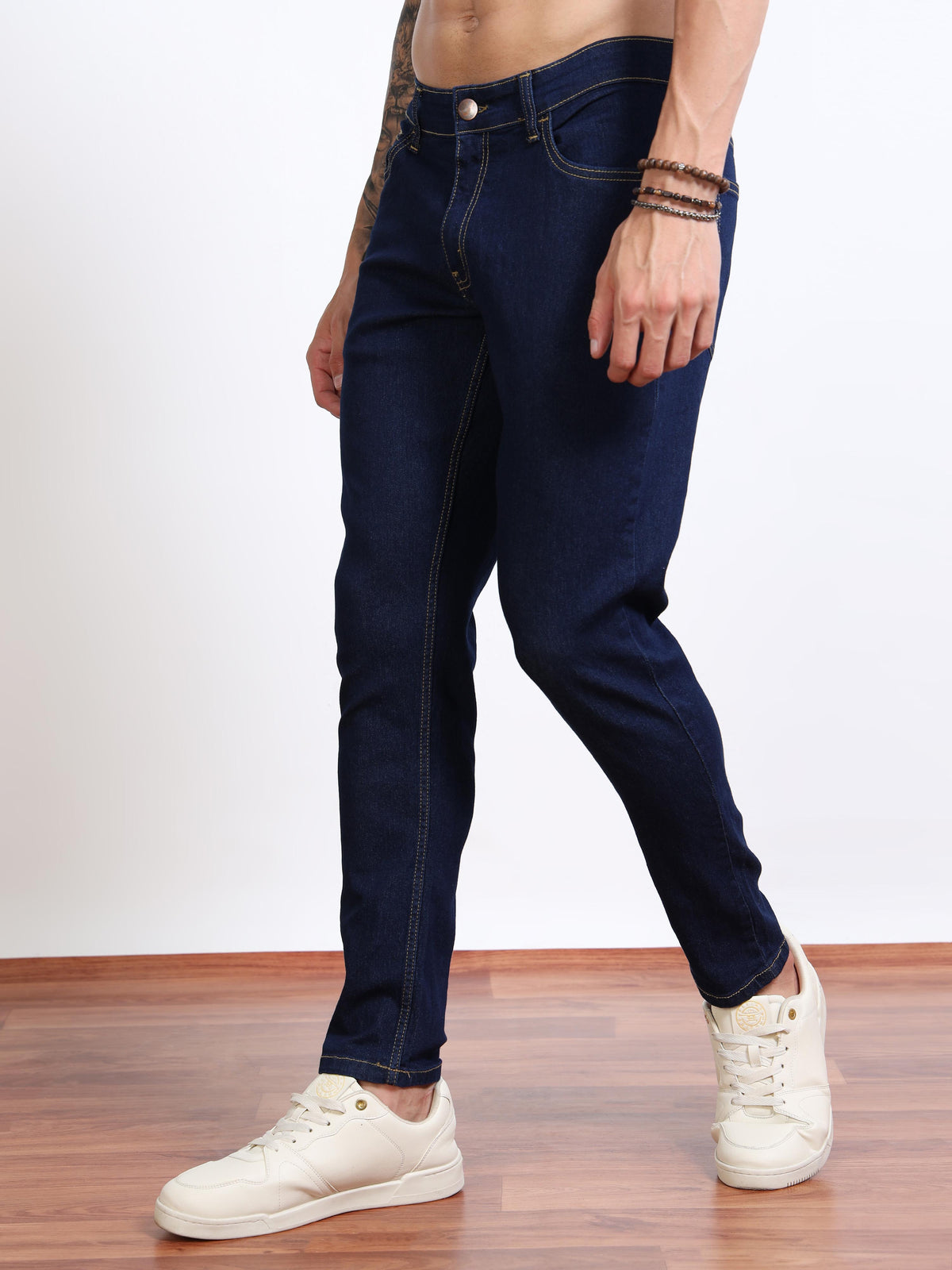 Men’s Indigo BlueSlim Fit Jeans by Black Thread