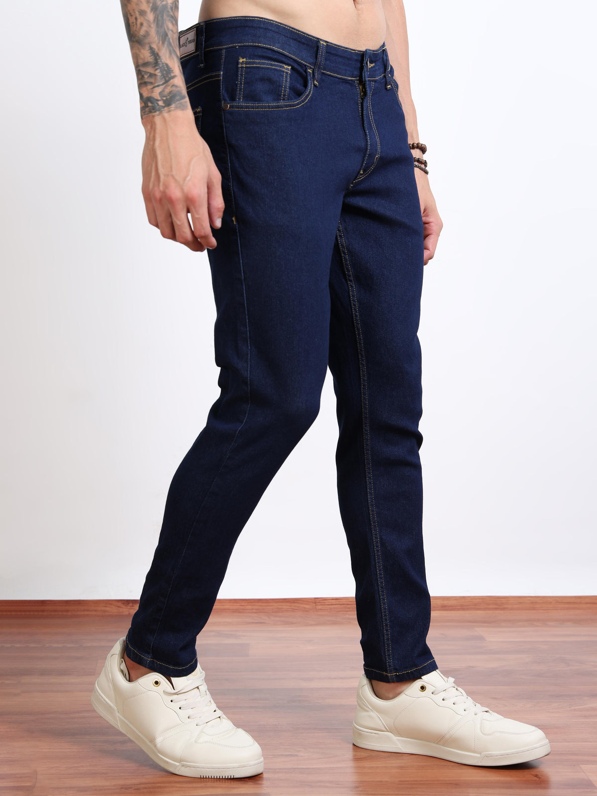 Men’s Indigo BlueSlim Fit Jeans by Black Thread