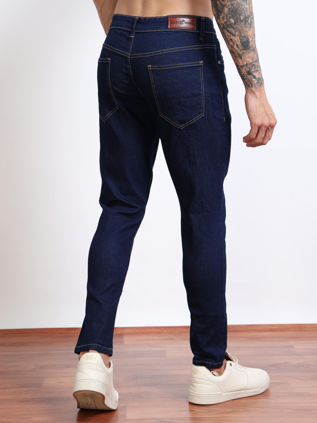 Men’s Indigo BlueSlim Fit Jeans by Black Thread