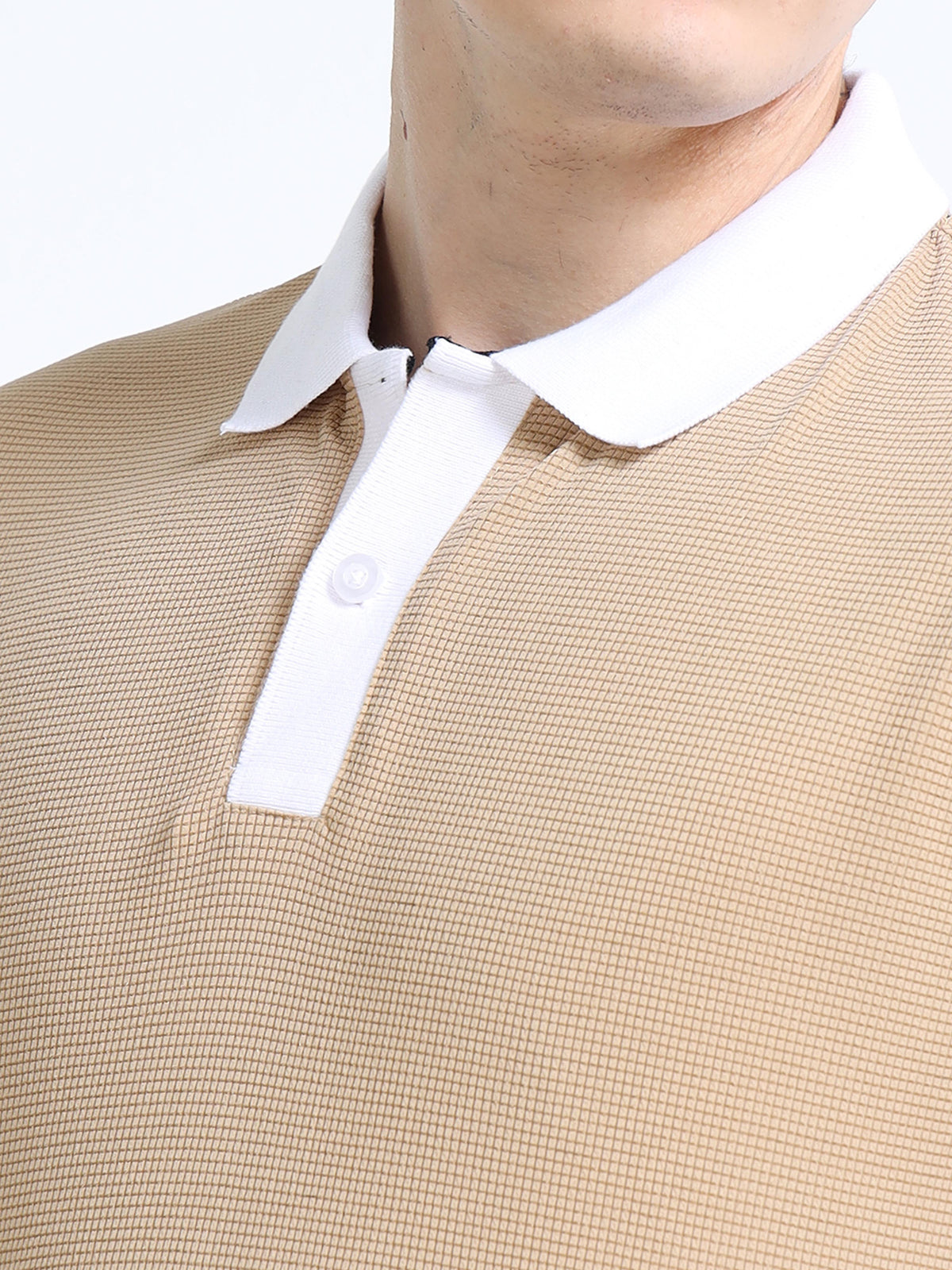 Men’s Contrast-Collar Polo by Black Thread