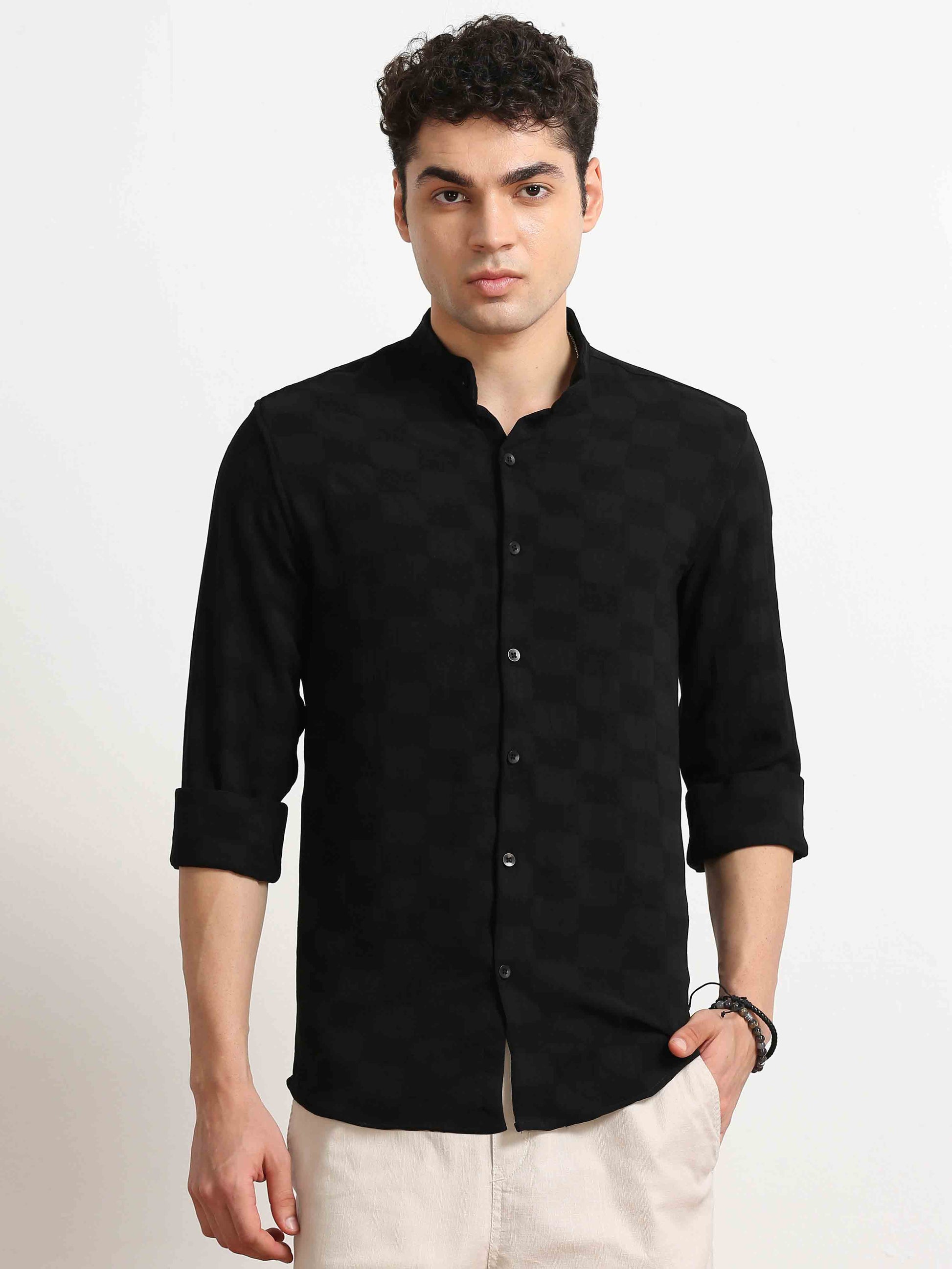 Black Box Textured shirt for men 