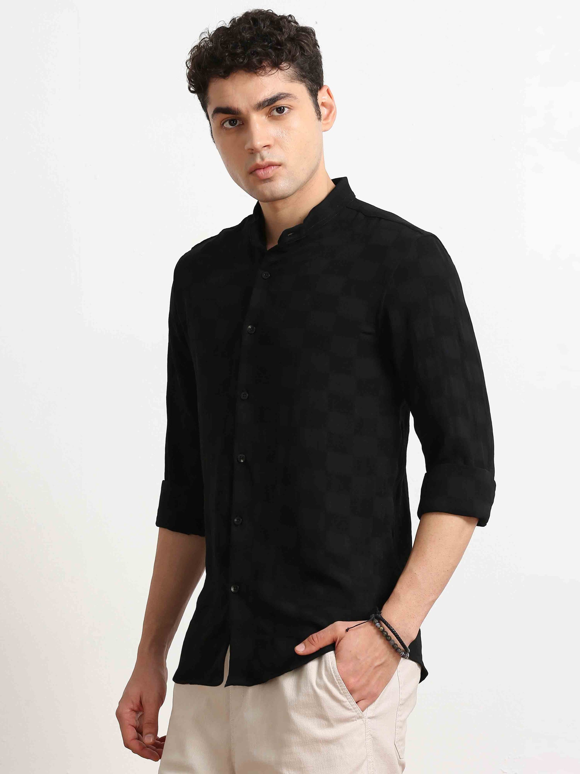 Black Box Textured shirt for men 