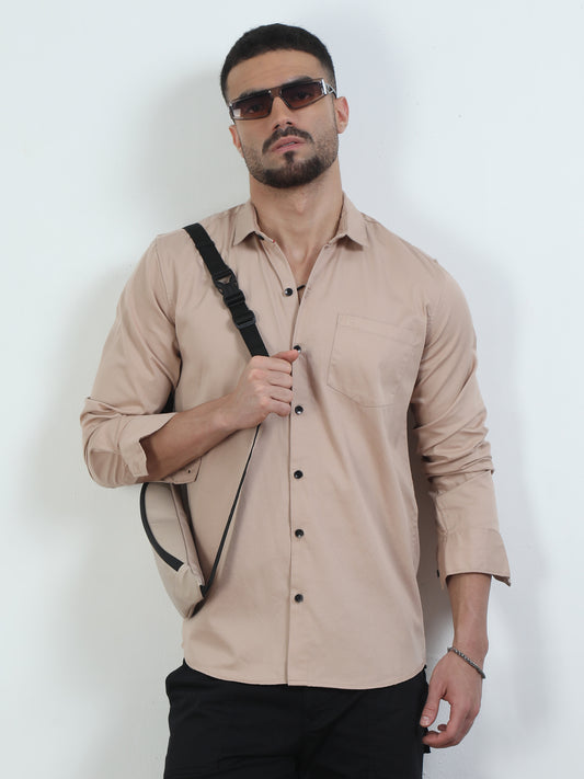 Cool Beige Shirt For Men