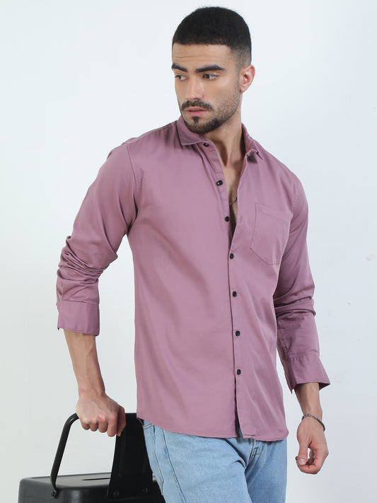 Lavender Color Shirt For Men