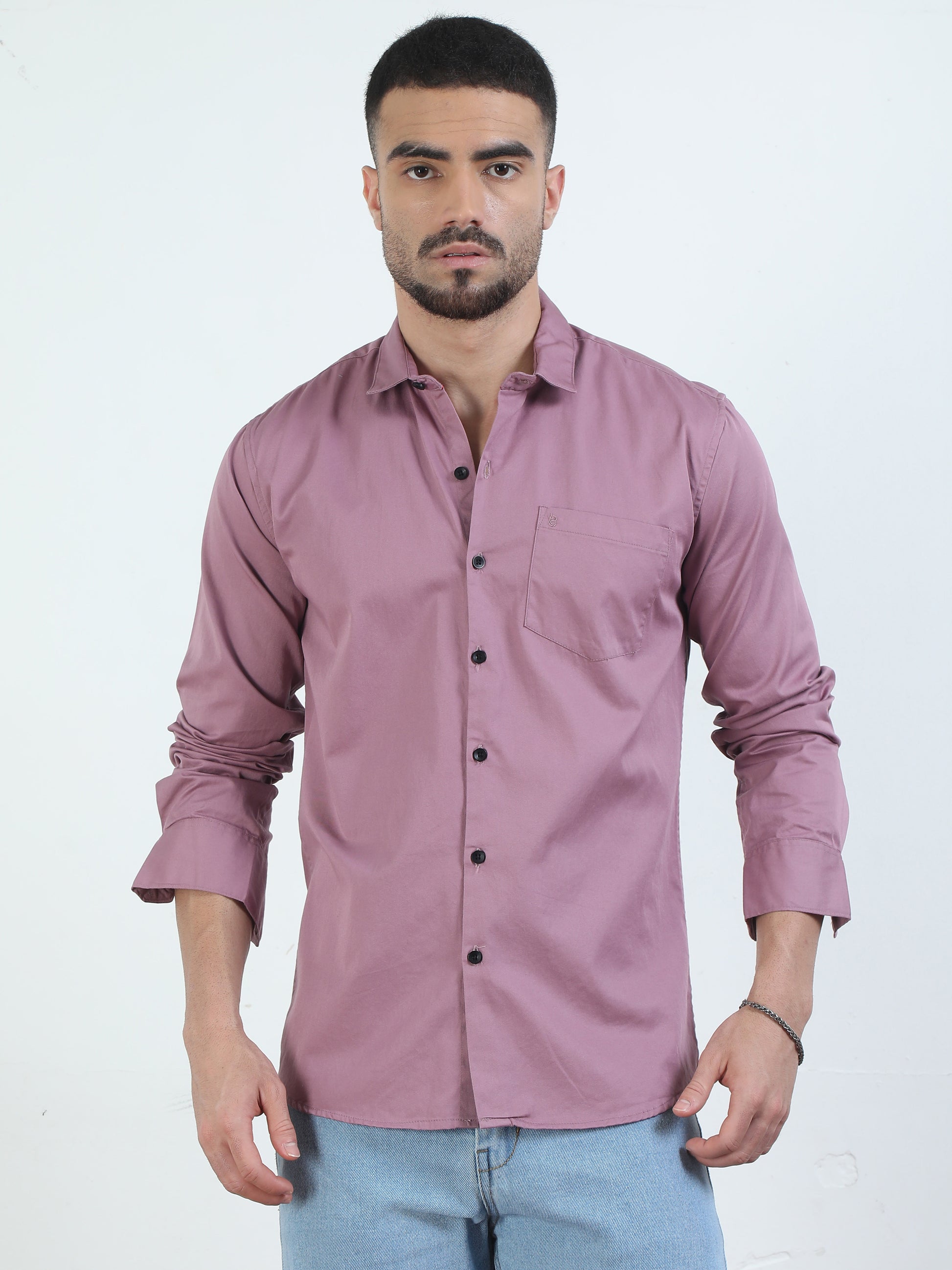 Lavender Color Shirt For Men