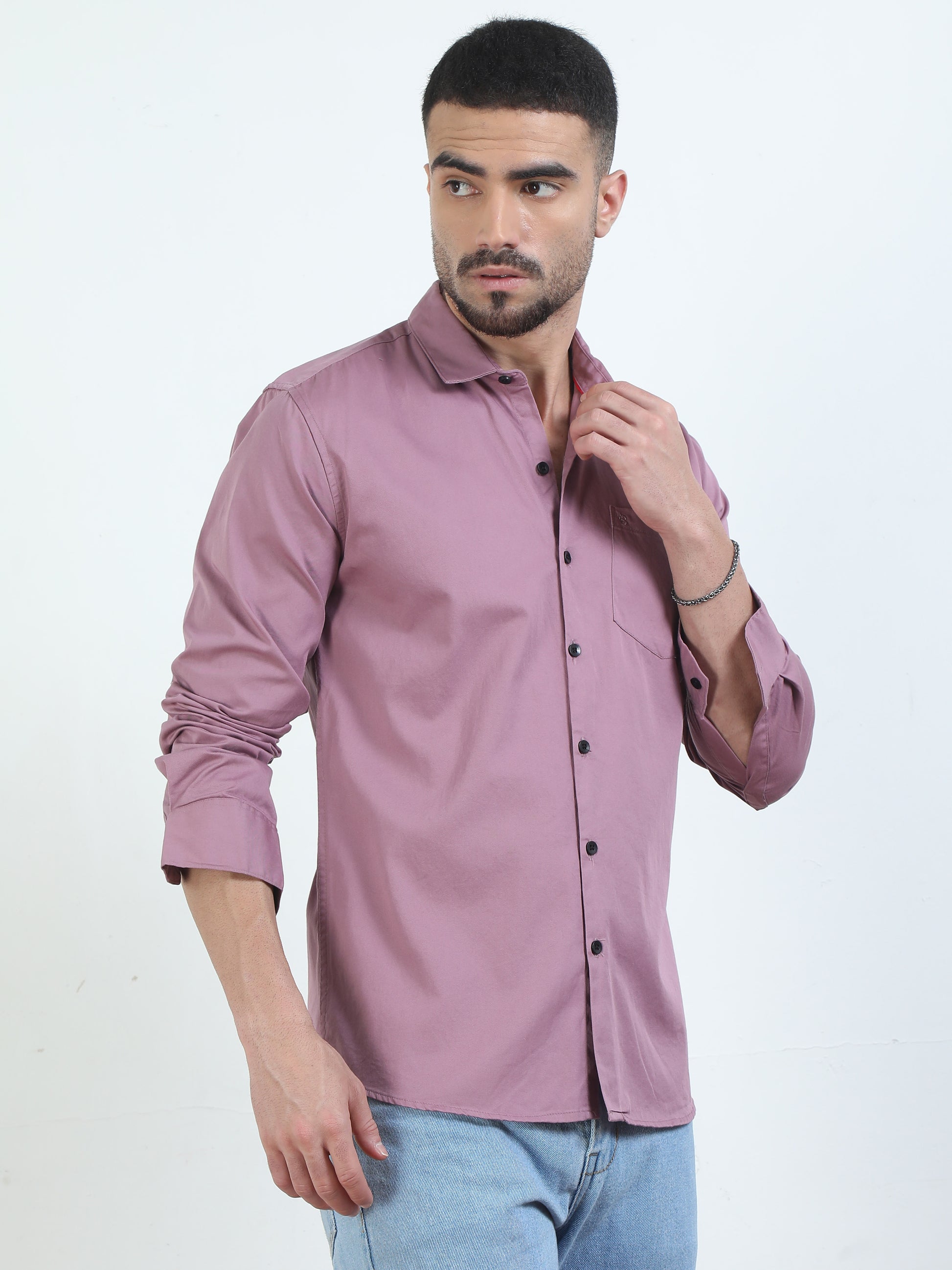 Lavender Color Shirt For Men