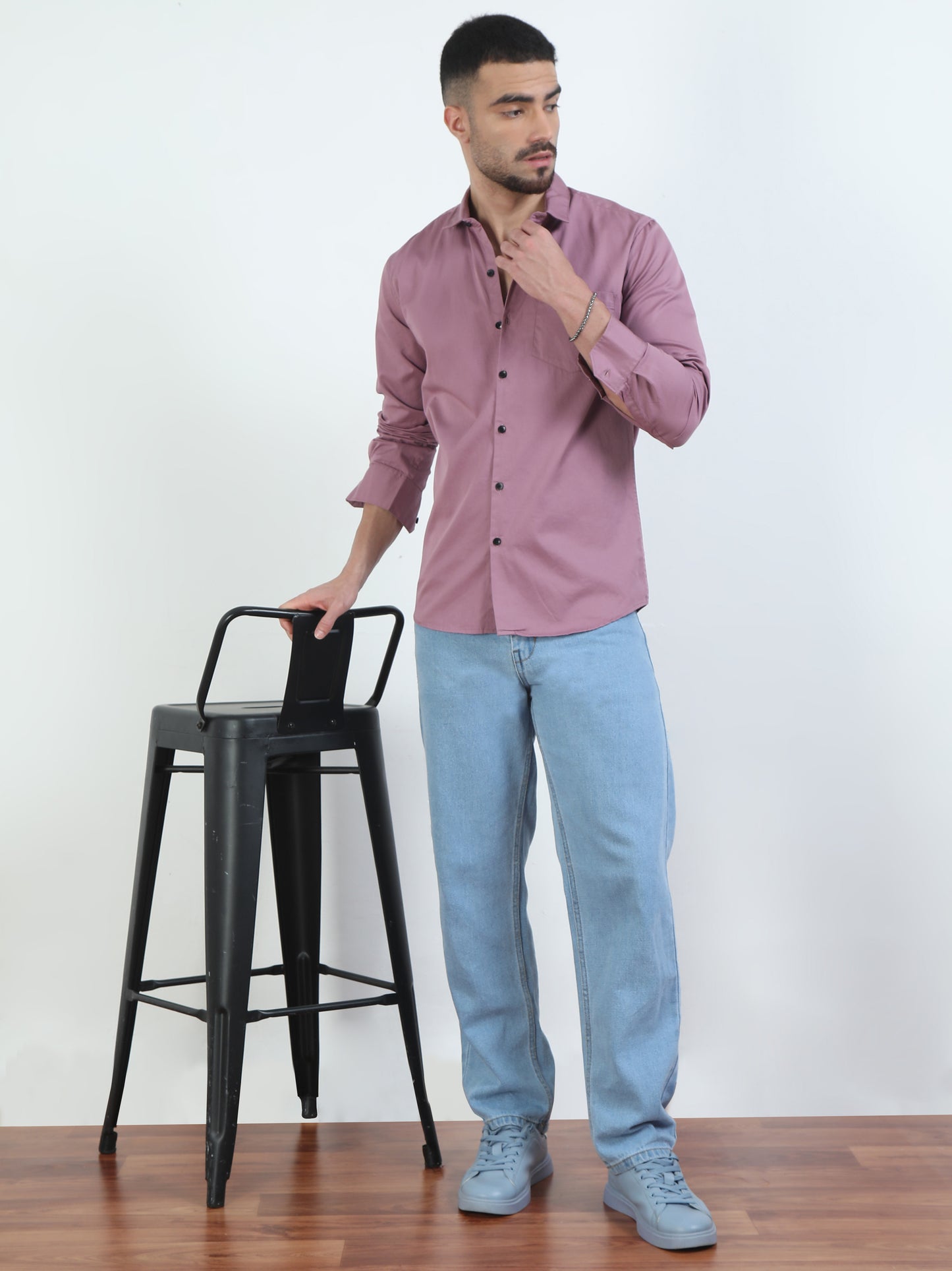 Lavender Color Shirt For Men