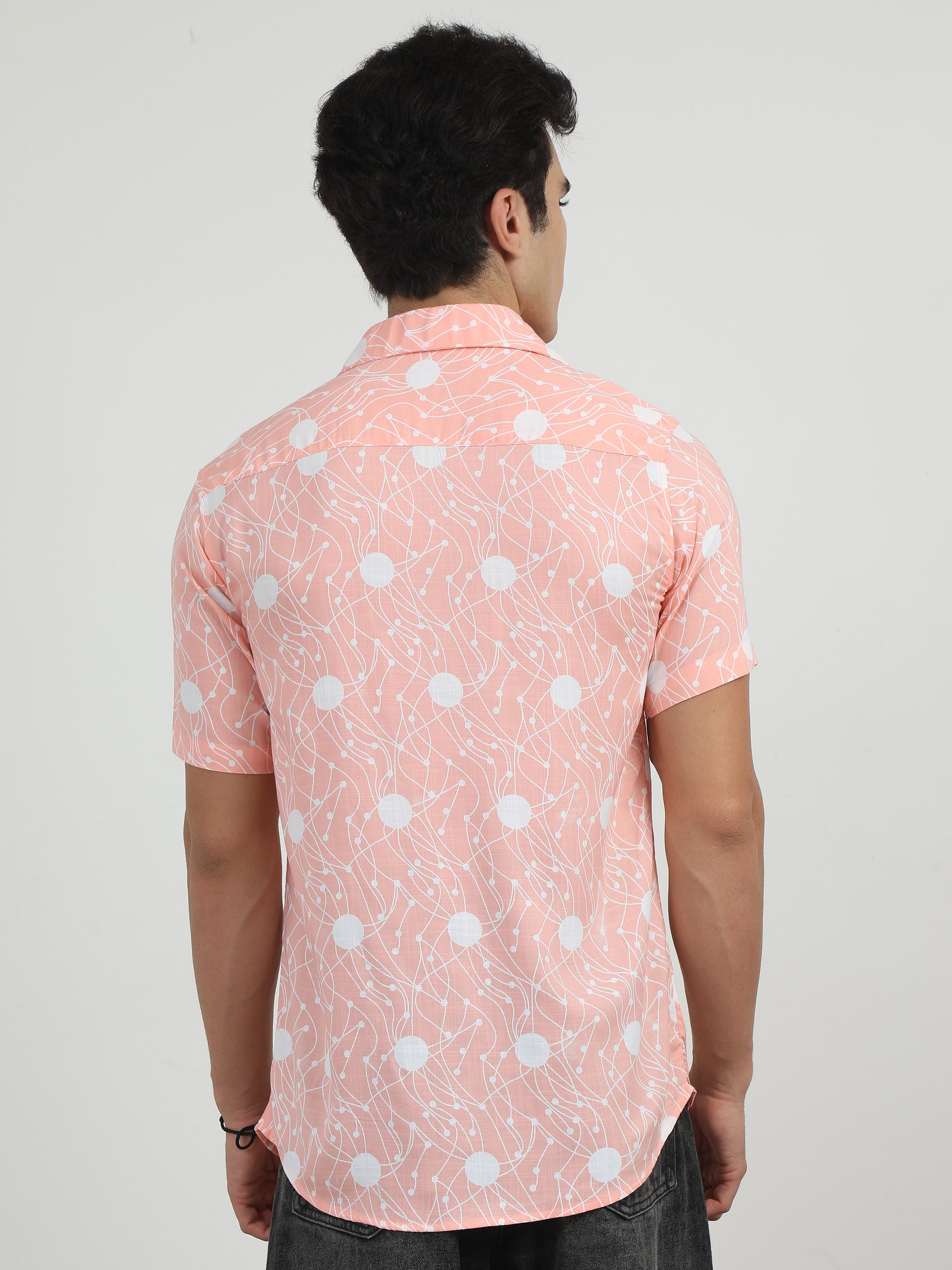 Peach Colour Shirt For Men