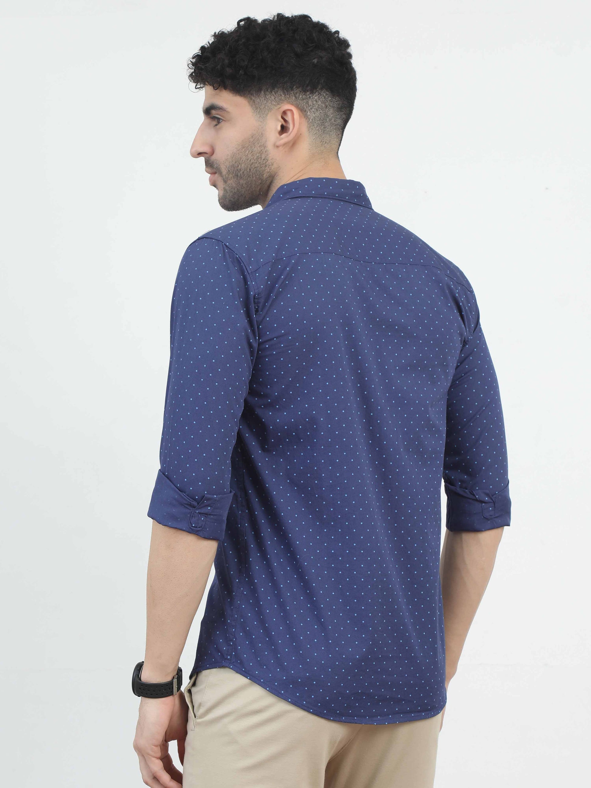 Baltic Sea Dots Printed Shirt for men