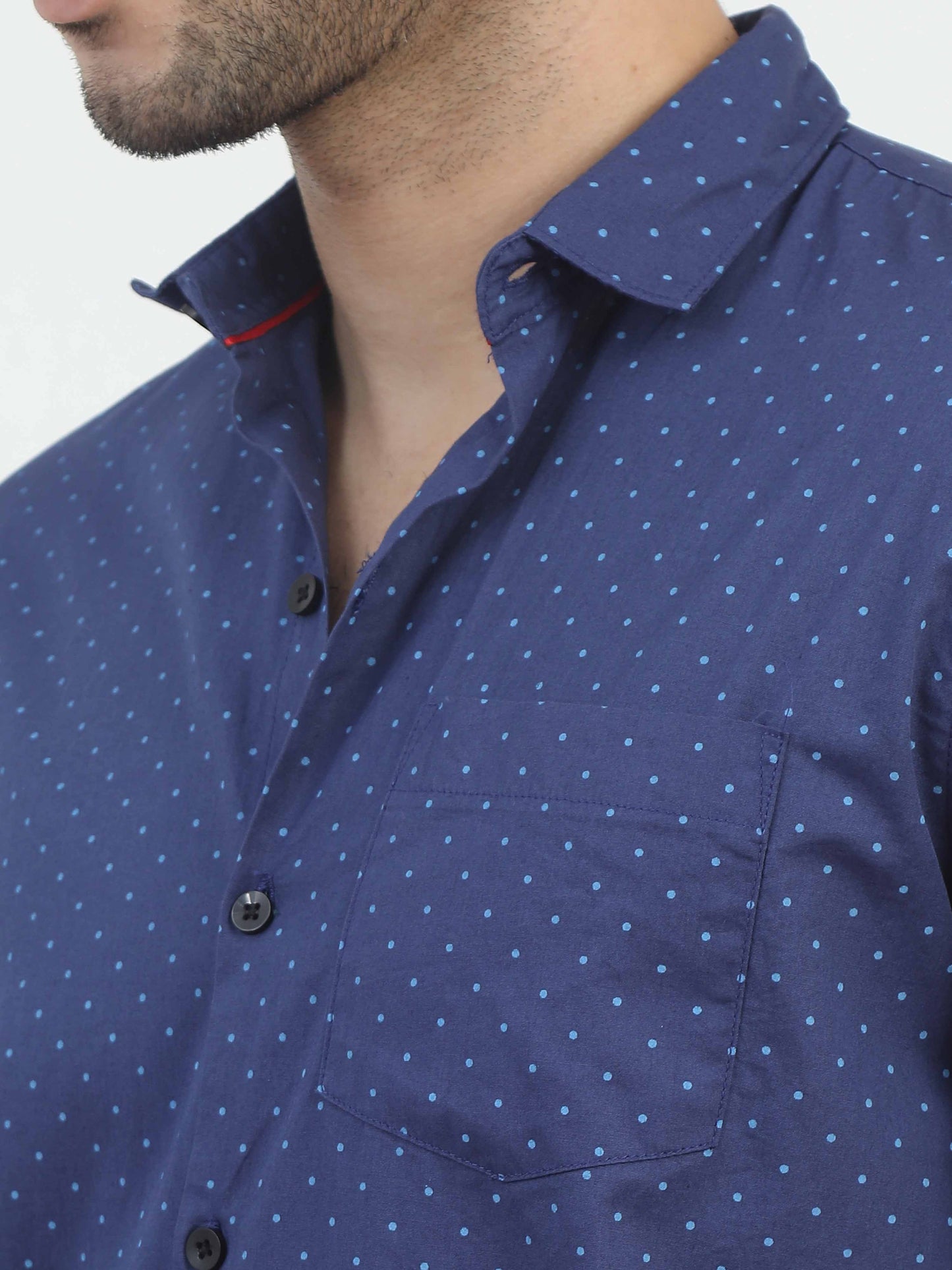 Baltic Sea Dots Printed Shirt for men