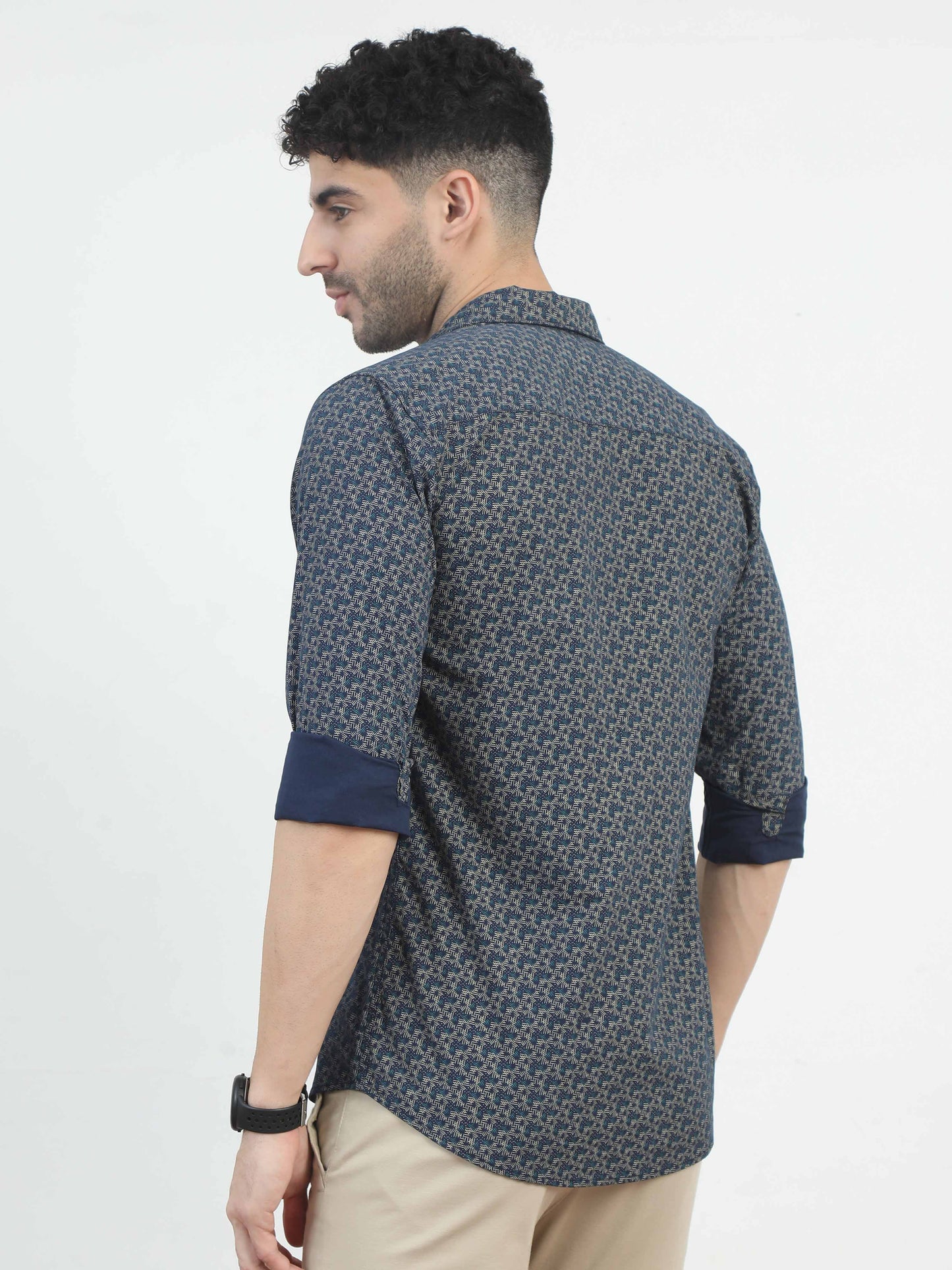 All over printed Geometric Shirt for men