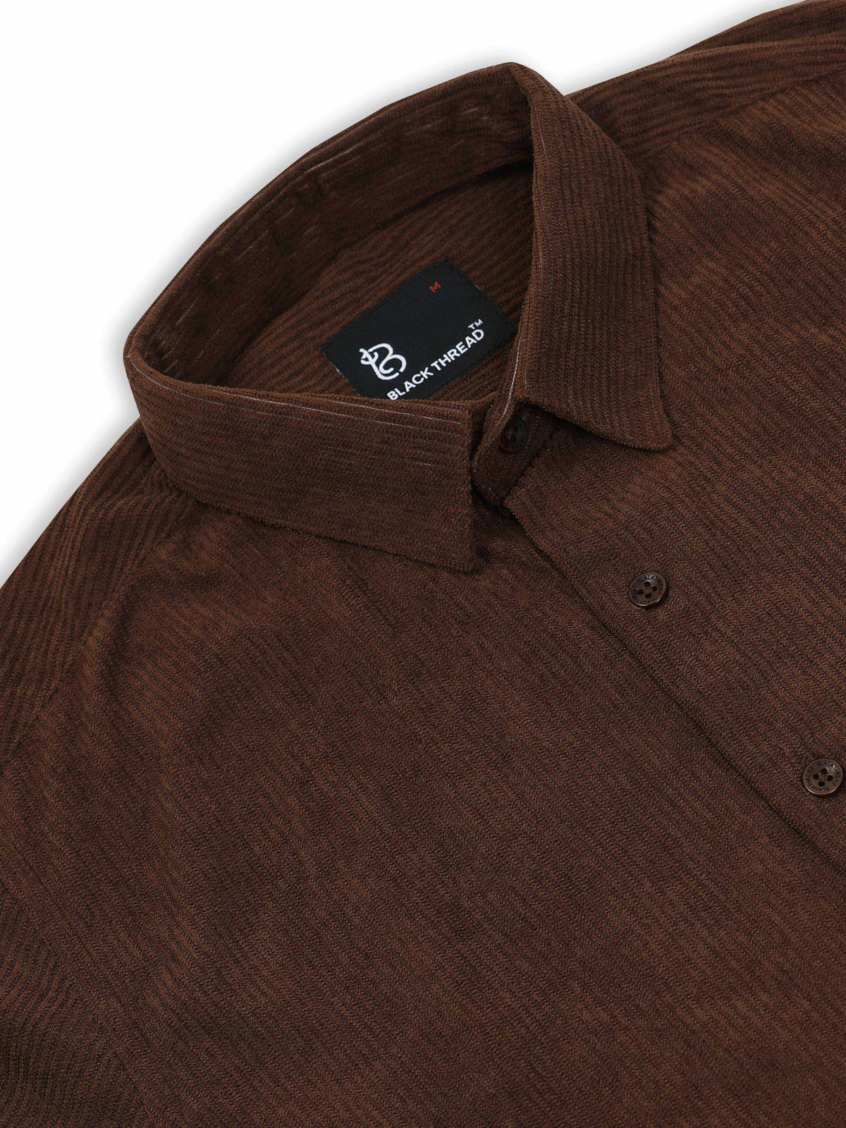 Brown Full sleeve Corduroy Shirts