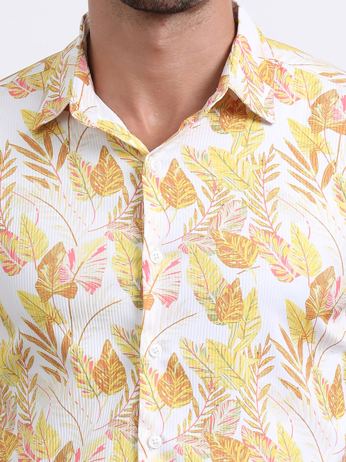 Multi Half Sleeve Poly Cotton Digital Print Shirts