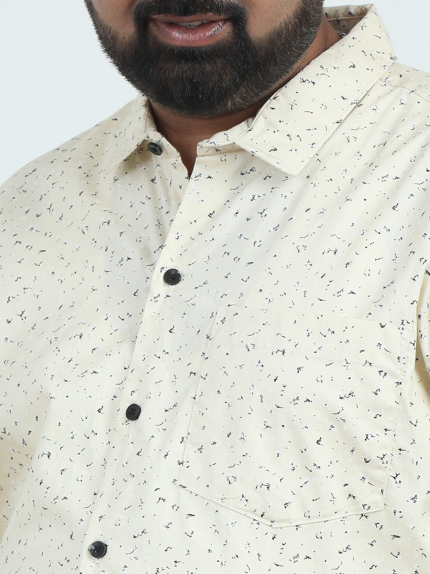 Cheese Printed Plus Size Shirt