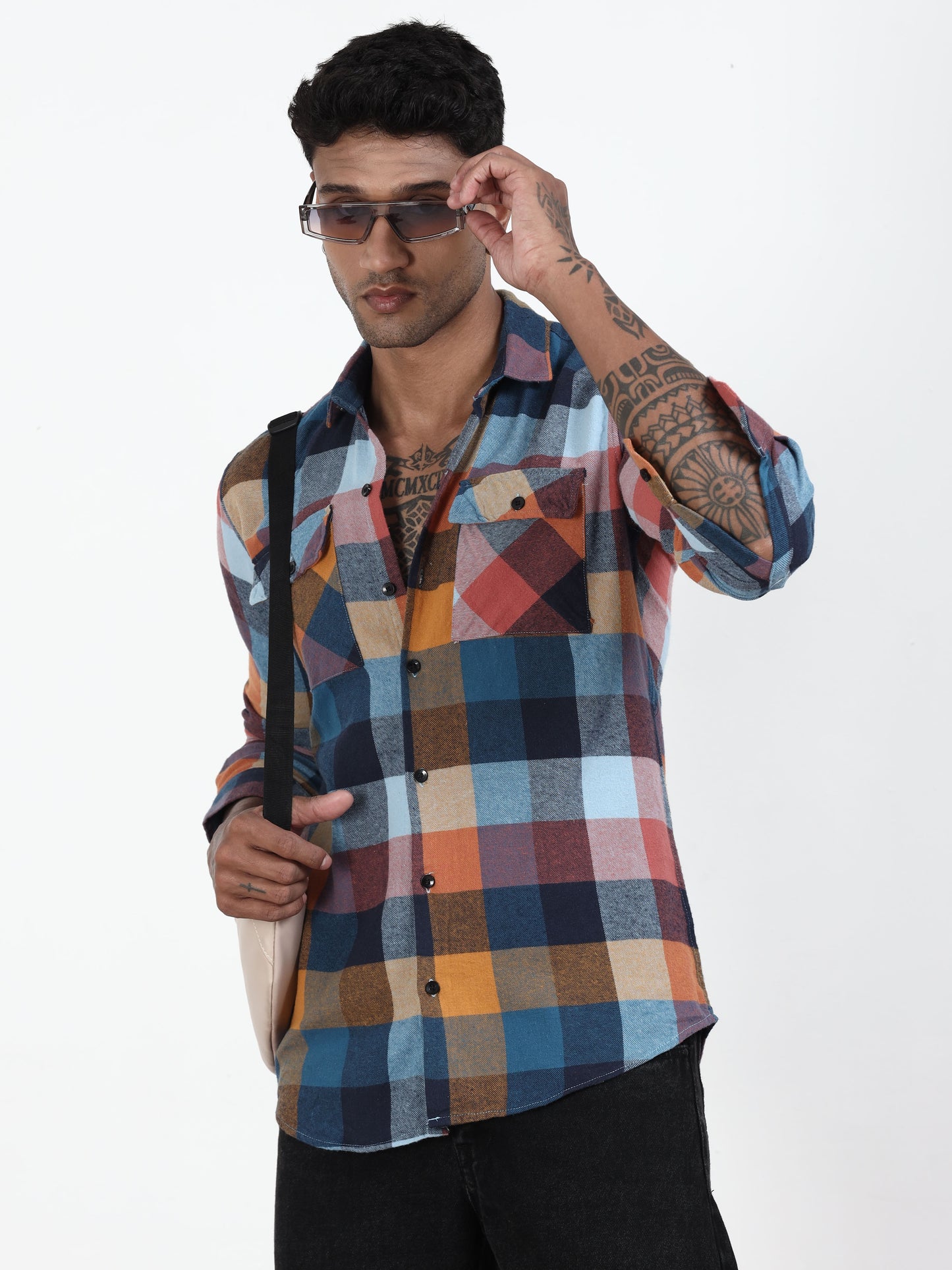  Multi Check Shirt​ For Men  