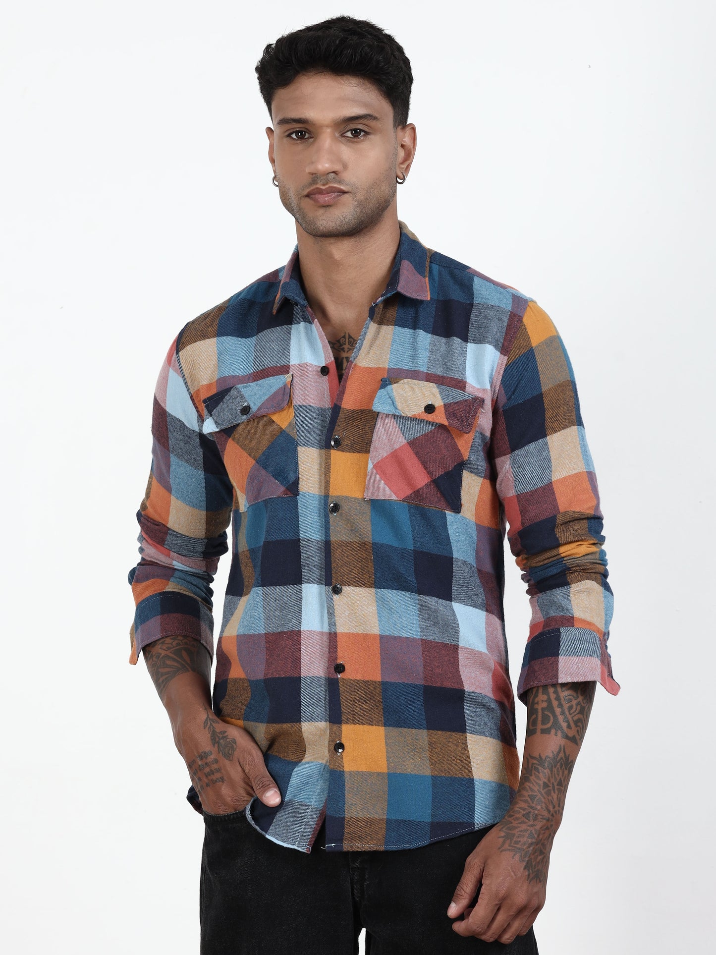  Multi Check Shirt​ For Men  