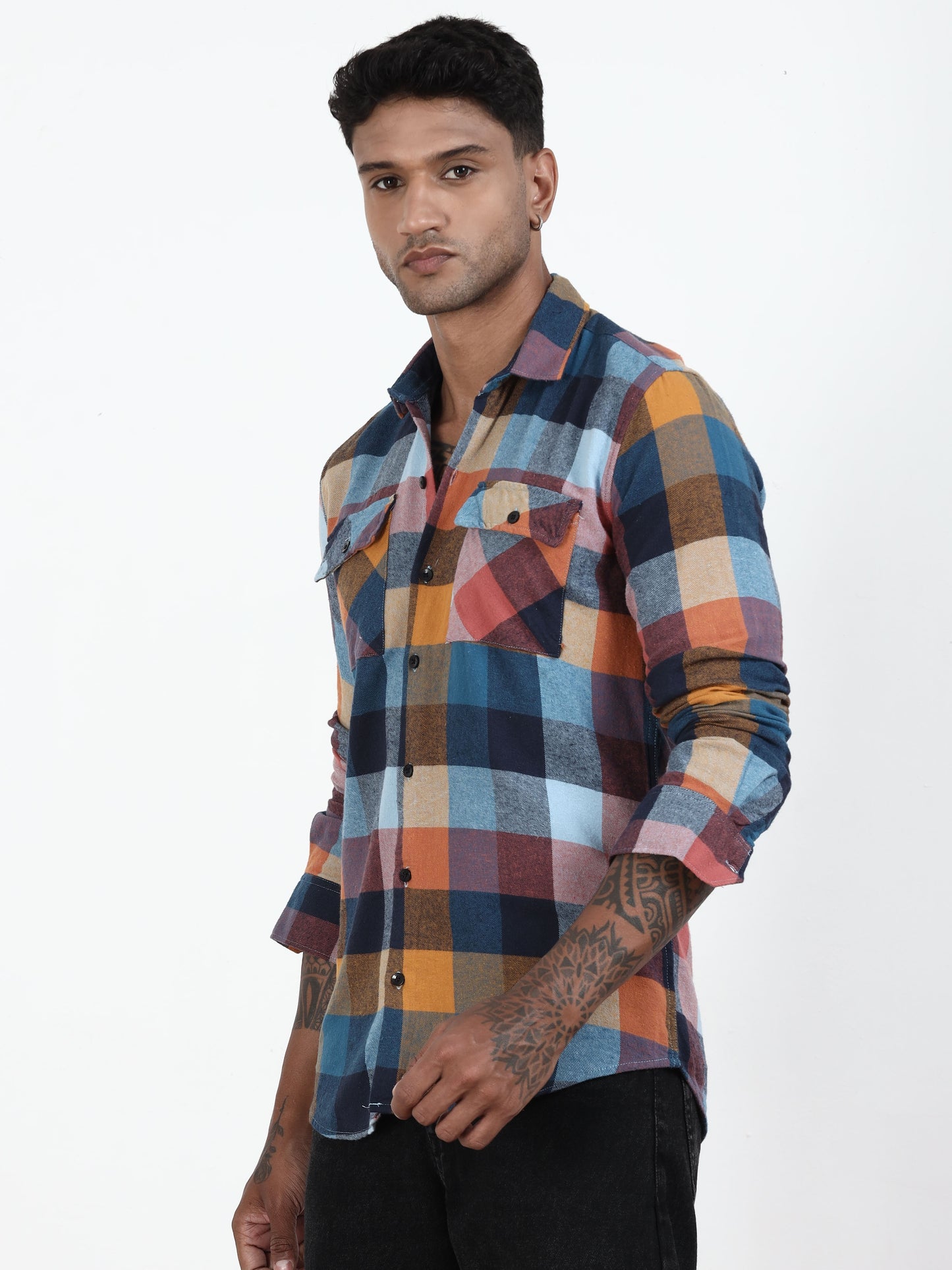  Multi Check Shirt​ For Men  