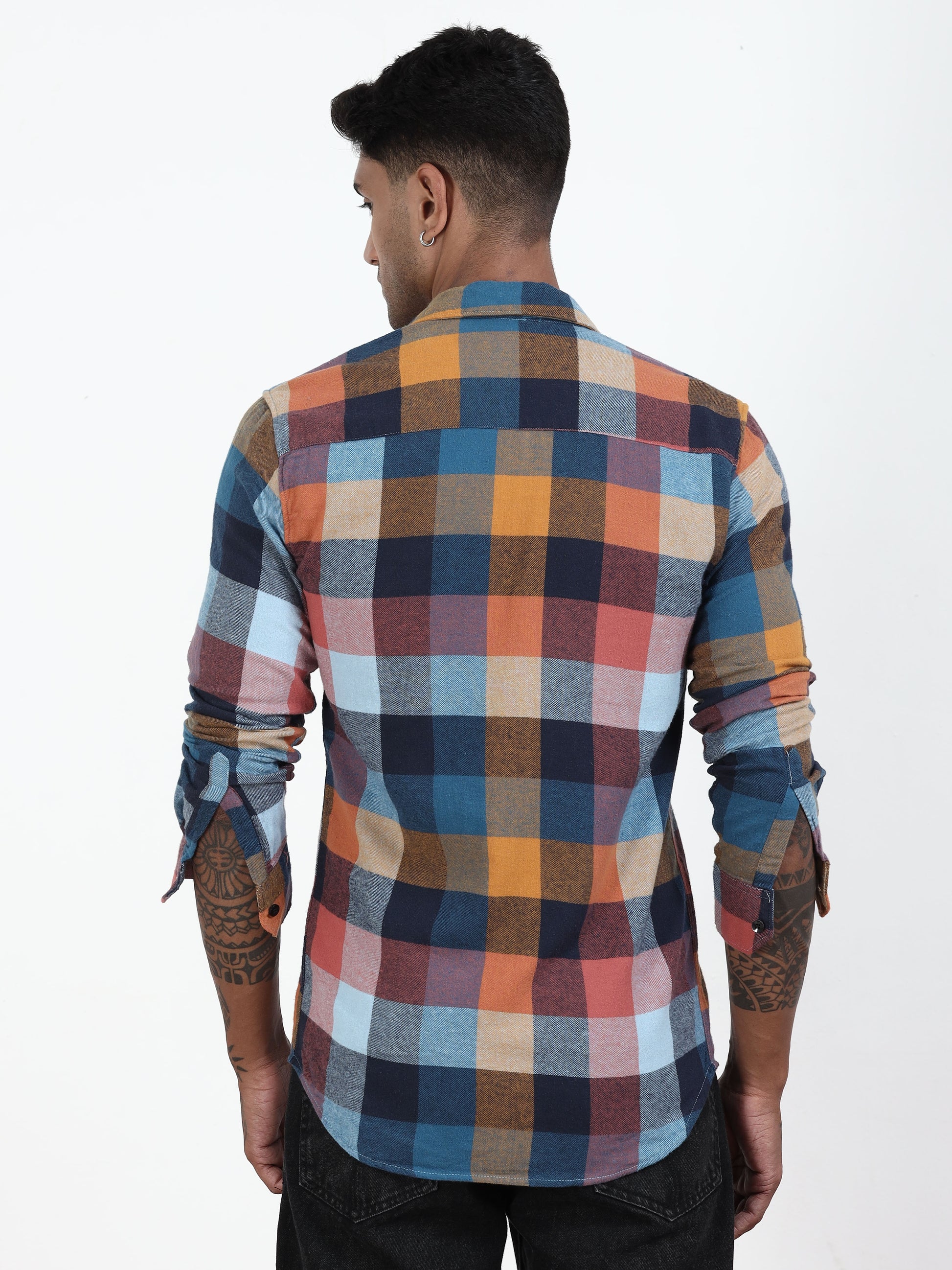  Multi Check Shirt​ For Men  