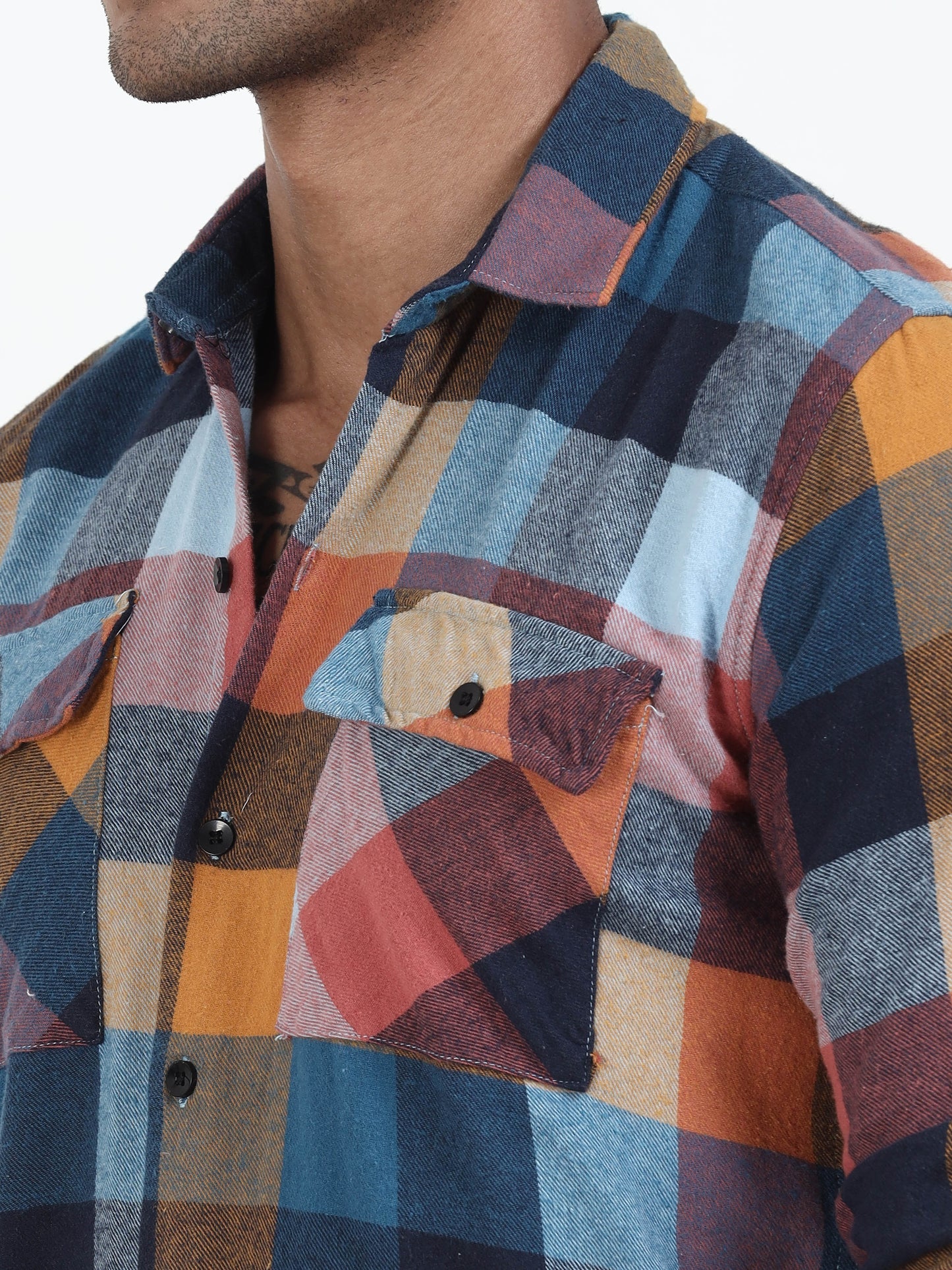  Multi Check Shirt​ For Men  