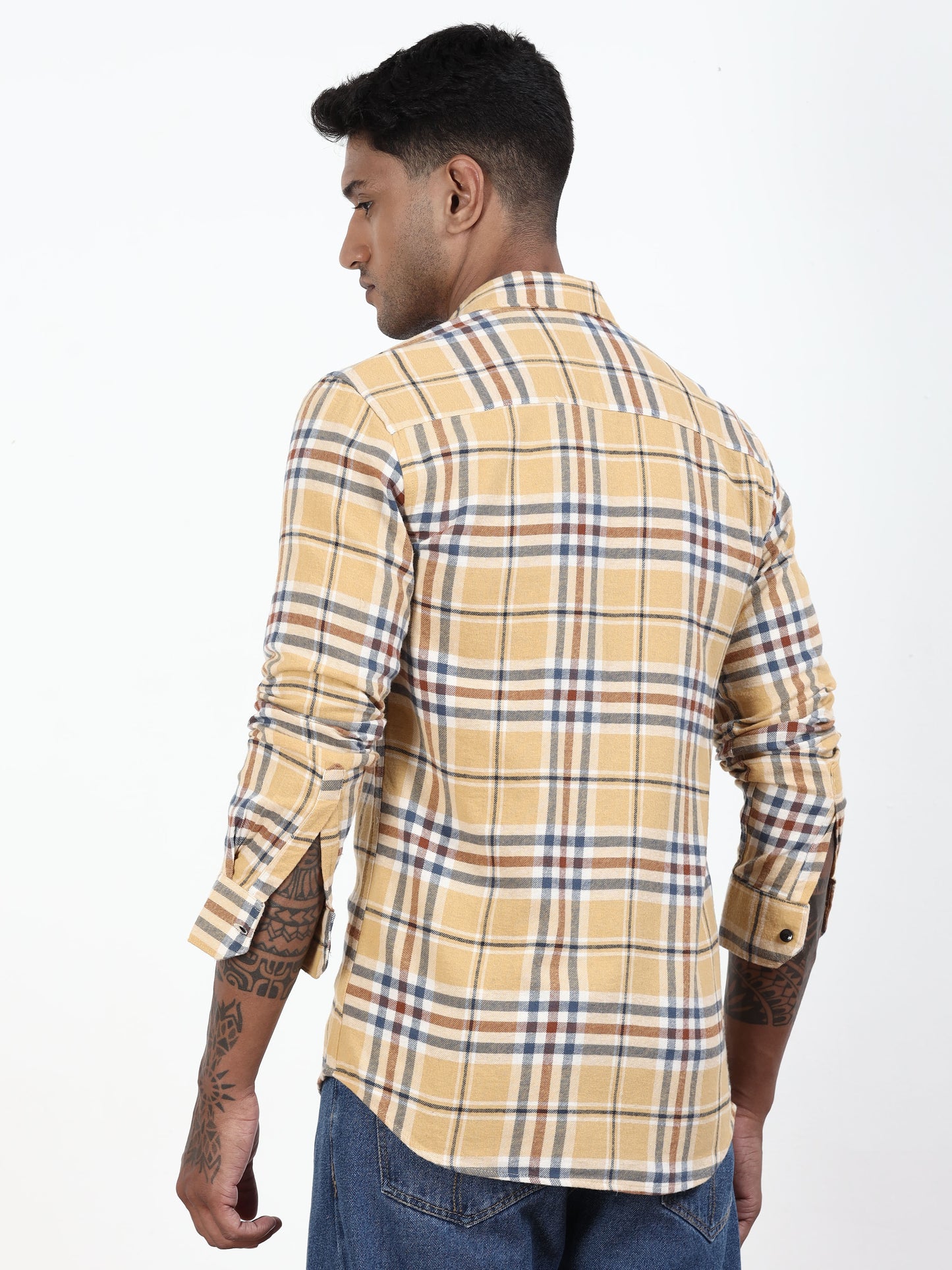 Yellow Checks Shirt