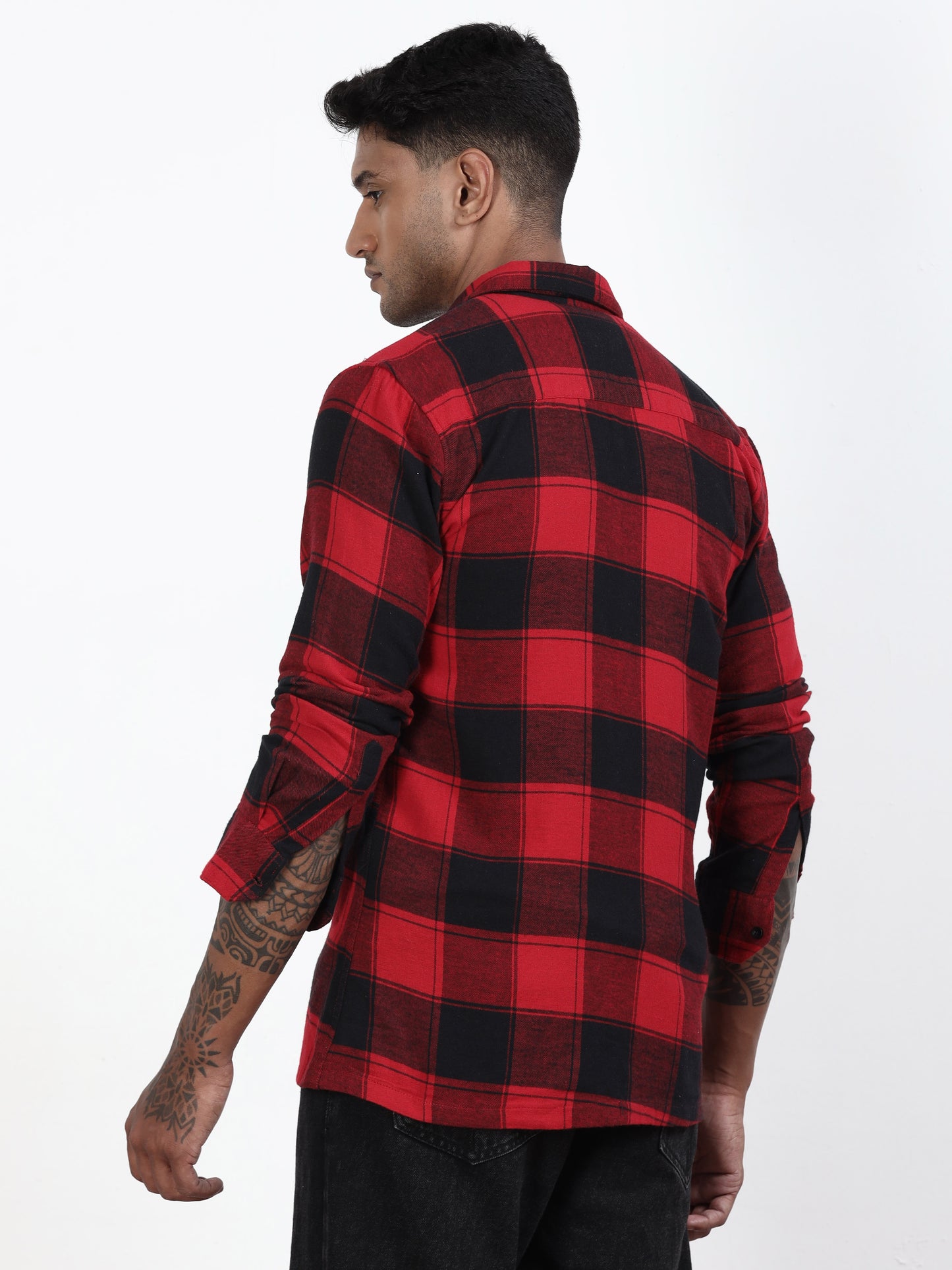 Red & Black Checks Shirt