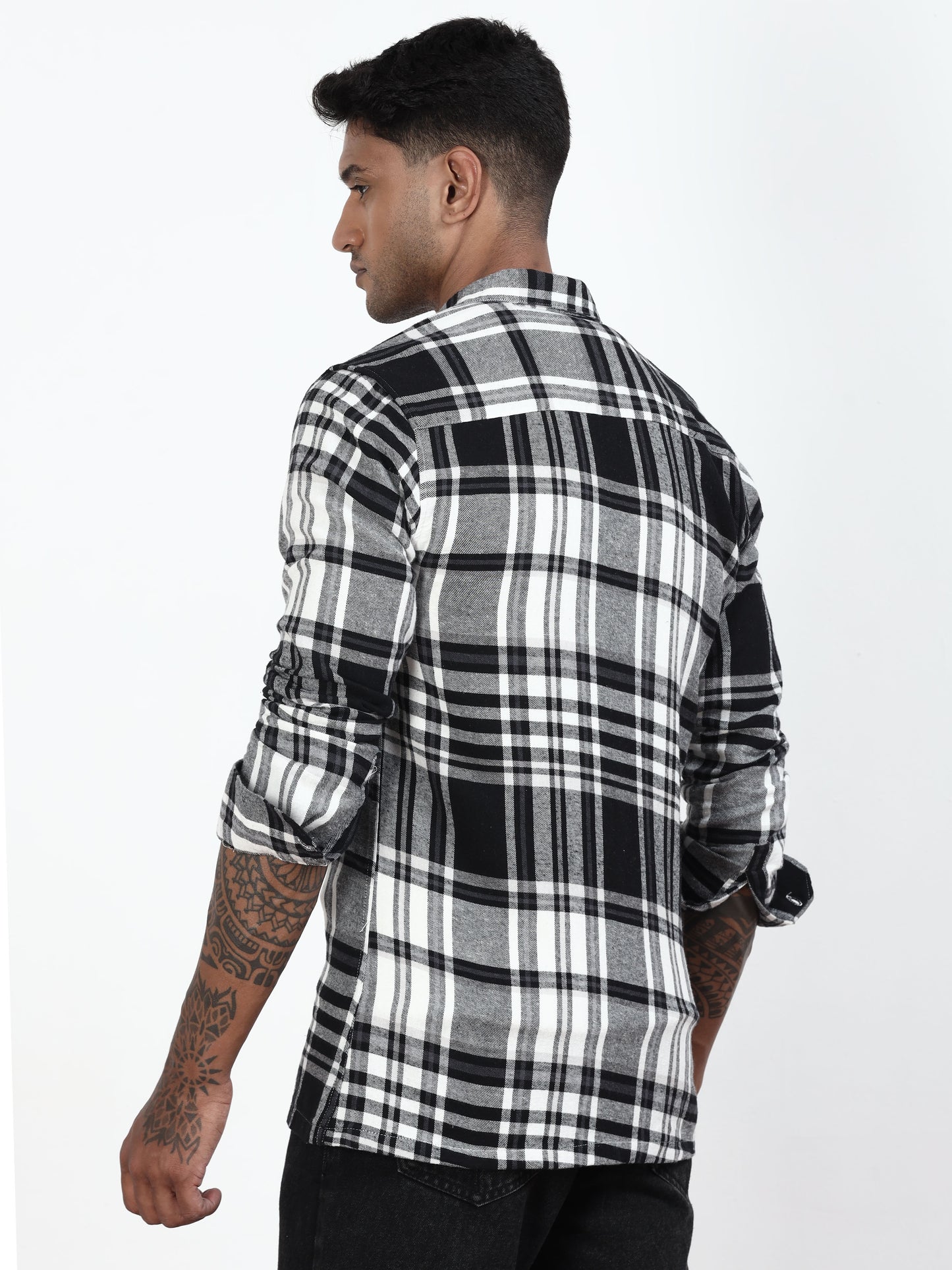 Black Checks Shirt