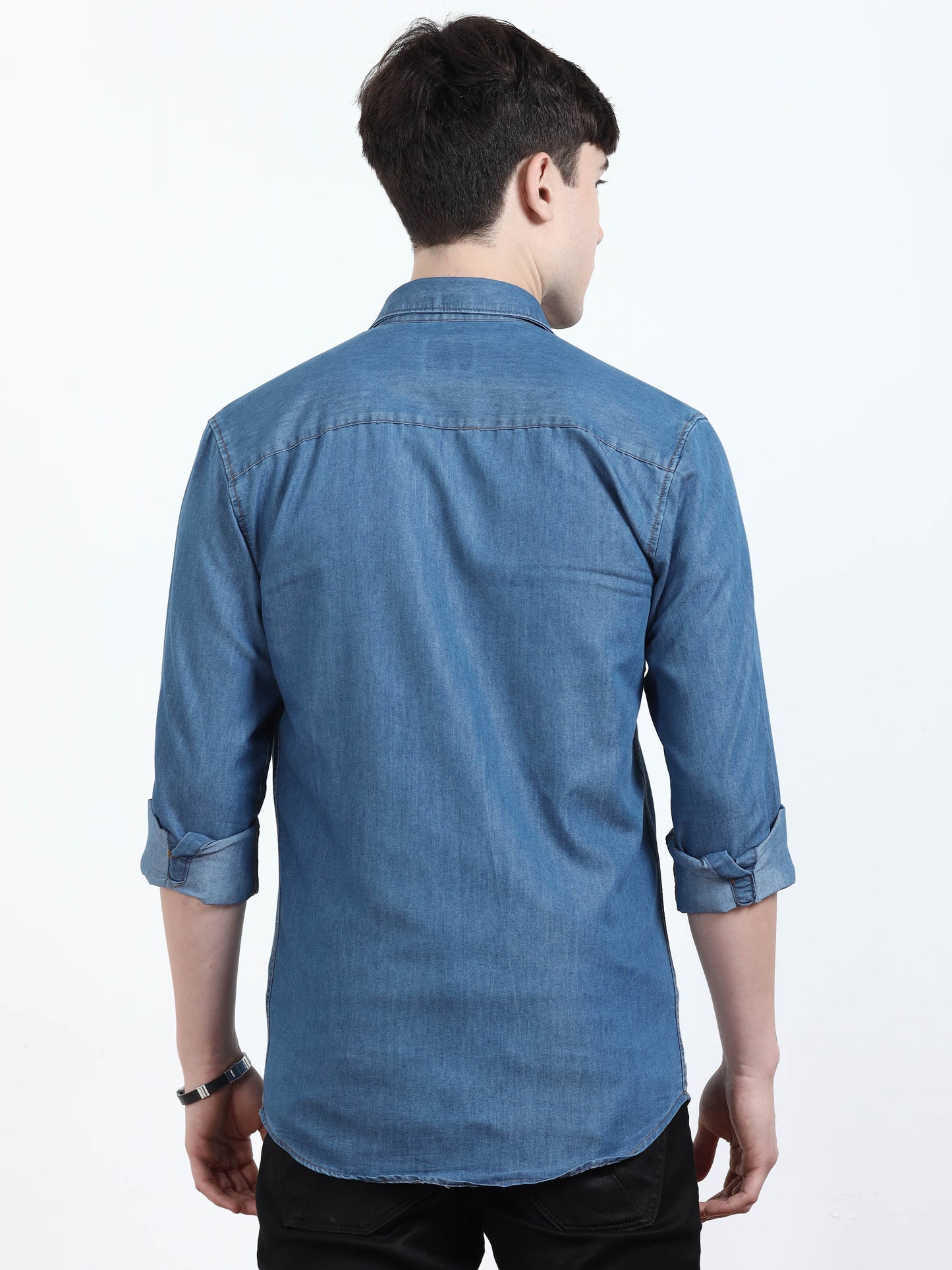 blue denim shirt​ For men 